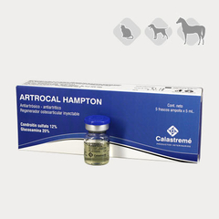 ARTROCAL HAMPTON ampolla Reconstituyentes Articulares / Cascos X 5Ml