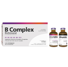 B COMPLEX Complejo Vitaminico B Cada vial 10Ml