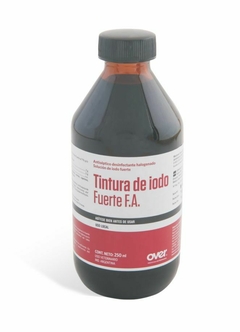 Tintura de Iodo FUERTE F.A.Over x 250Ml