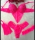 Body Sexy Pink Neon com luvas e perneira REF 39531 - GLAMOUR