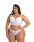 Conjunto Plus Size Feminino de Renda Marileia Branco REF CJ-10605