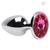 PLUG ANAL TAMANHO (M) DE AÇO INOXIDÁVEL COM CRISTAL ARREDONDADO SEXY IMPORT - comprar online