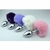 Plug Anal em Aço Pompom de Coelho Tamanho M REF 7061 - Sexy Import - comprar online