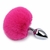 Plug Anal em Aço Pompom de Coelho Tamanho M REF 7061 - Sexy Import