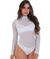 Body em tulle com gola Alice REF BD 2002 - BRANCO