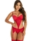 Body Sensual com Bojo e Renda Paola REF BD 2109 - VERMELHO