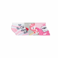 Kit 3 Meias Fun Socks Bebê Estampada - comprar online