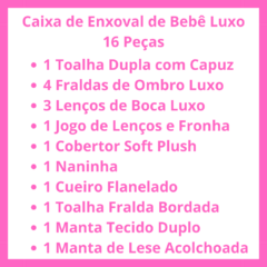 Kit Enxoval de Bebê Luxo 16 Peças Tema Chuva de Amor - Biely Baby | Loja de Bebê Online | Enxoval de Bebe