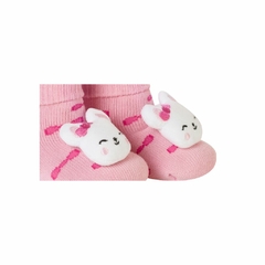 Meia Fun Socks Baby com Aplique Bichinho 3D Coelhinha - comprar online