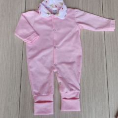 Macacão Longo para Bebê com Vestido Floral Menina - Biely Baby | Loja de Bebê Online | Enxoval de Bebe