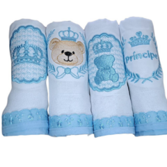 Fralda de Pano para Bebê - Luxo (Kit com 4/UN) Coleção Príncipe - comprar online