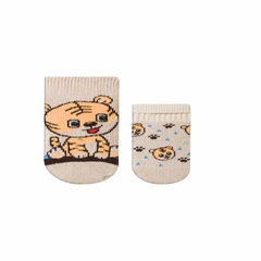 Kit Fun Socks Luva com Meia Tigrinho