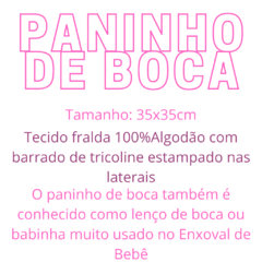 Paninho de Boca Luxo Kit com 3 Coleção Princesa - Biely Baby | Loja de Bebê Online | Enxoval de Bebe