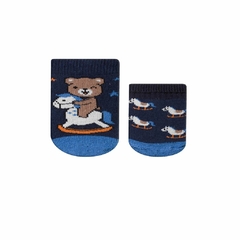 Kit Fun Socks Luva com Meia Ursinho