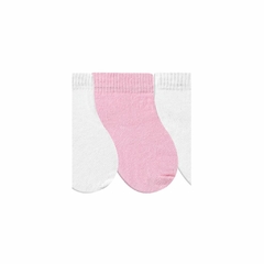 Kit 3 Meias Fun Socks Bebê Lisa - comprar online