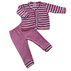 Conjunto Casaco com Calça para Bebê Recém Nascido Suedine Especial - Biely Baby | Loja de Bebê Online | Enxoval de Bebe