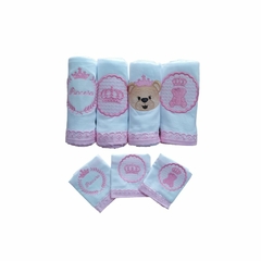 Kit Enxoval Bebe Menina 12Pçs Tema Princesa Hora Do Banho - comprar online