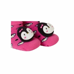 Meia Fun Socks Baby com Aplique Bichinho 3D Pinguim na internet