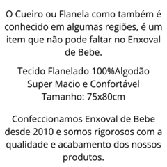 Cueiro Flanelado Nuvem Azul Menino - Biely Baby | Loja de Bebê Online | Enxoval de Bebe