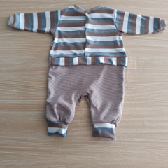 Macacão Longo para Bebe com Abertura nas Costas - Biely Baby | Loja de Bebê Online | Enxoval de Bebe