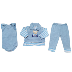 Conjunto Pagão Luxo Bebê Menino 3 peças - comprar online