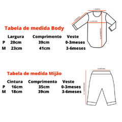 Imagem do Kit Bodies De Bebê+mijão 100%algodão Menino Ou Menina 6peças