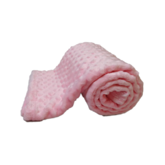 Cobertor Plush Soft Bolinha Luxo antialérgico Rose - comprar online