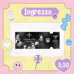 Ingresso Fanmade - The Wings Tour