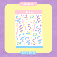 Cartela - Confetes Chim