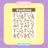 Cartela - Confetes purin