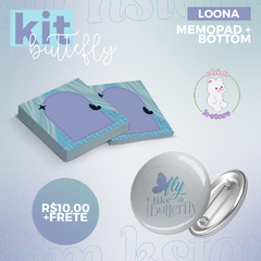 Kit Botton + Memo Pad - LOONA