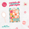 Cartela Adesivos - Just right