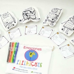MUÑECOS PARA PINTAR "Kit de las emociones"