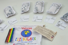 MUÑECOS PARA PINTAR "Kit de los valoress"