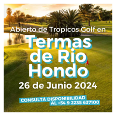 Abierto de Tropicos Golf en Termas de Rio Hondo
