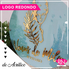 Logo Acrilico 40 cm - RN DISEÑO