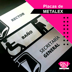 Placa de Metalex (Rectangular) - RN DISEÑO