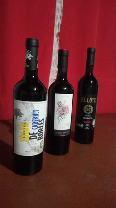 Caja de degustación 3 vinos julio dia del amigo na internet