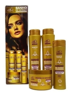 Kit Banho de Verniz- Belkit- 4 Produtos - Projeto Viva com Saúde