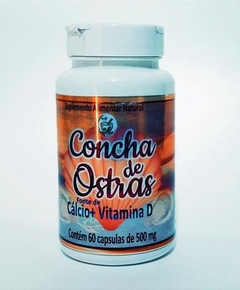 Cálcio de Concha de Ostras- Cálcio + Vitamina D