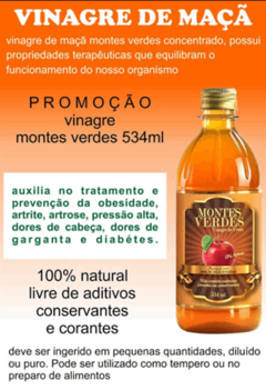 Vinagre de Maçã Montes Verdes - comprar online