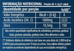 VITAMINA C + ZINCO 1100mg - comprar online