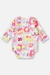 BODY MANGA LONGA EM SUEDINE FLORAL UP BABY 45337 - comprar online