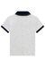 Camisa Polo em Malha Trabalhada Branco 66220 - loja online