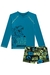 Conjunto de Camiseta e Sunga em Malha UV Dry com Proteção UV 50+ 69186 - Lari Baby & Kids