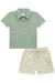 CONJ CAMISA POLO E BERMUDA LUC.BOO 75203 - comprar online