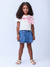 SHORTS SAIA JEANS COM PREGAS MOMI H5612