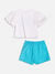 Imagem do CONJ BLUSA E SHORTS FLOR MOMI H5690