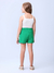 CONJ. BLUSA REGATA E SHORTS SAIA BRANCO/VERDE MOMI H5719 - comprar online