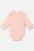 BODY MANGA LONGA EM SUEDINE UP BABY ROSA CLARO 45079 - comprar online